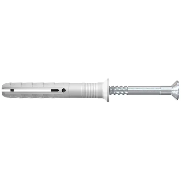 Fischer 50352 – Cheville à frapper N 5 x 50/25 S à collerette fraisée et clou en acier électrozingué (100pcs) N 5 x 50/25 S (100)