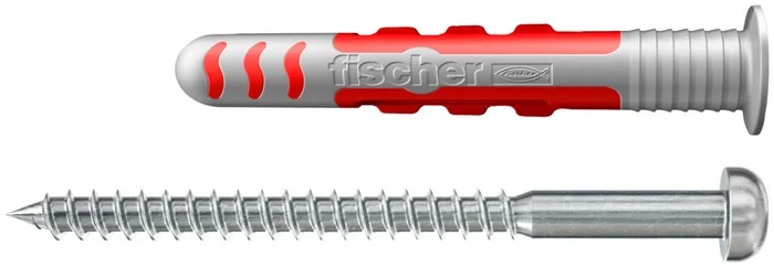 Fischer 557728 DuoSeal avec vis à tête ronde en acier inoxydable A2 – 8 x 48 mm (25pcs)