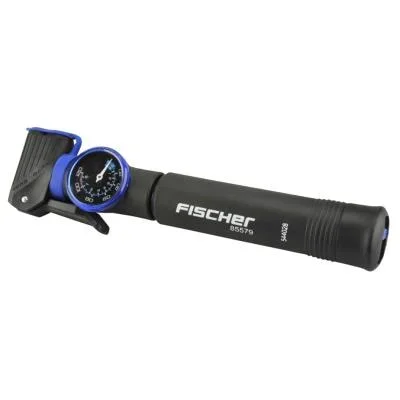 FISCHER Mini pompe à air pour vélo, commutable, noir