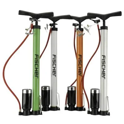 FISCHER Pompe à air verticale pour vélo, en alu, toute valve