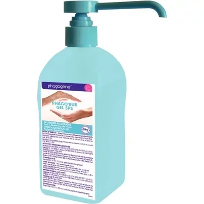 Flacon pompe gel hydroalcoolique hypoallergénique 500ml