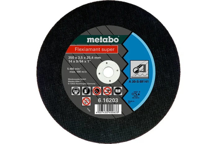 Flexiamant super 350 x 3,5 x 25,4 acier, TF 41 – METABO – 616203000