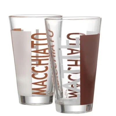 Flirt by R & B Verre à latte-macchiato ‘Coffeeparty’, 0,33 l