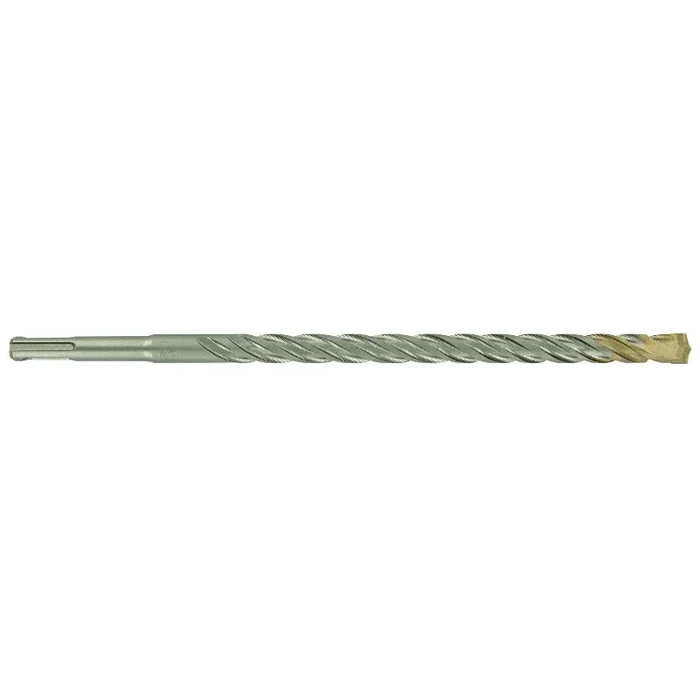 Foret bétons 2 taillants SPEEDER2 -L260mm -Pointe de centrage -Quadruple goujures -SDS+ / L: 260 Ø: 12 TIVOLY – 10931361210