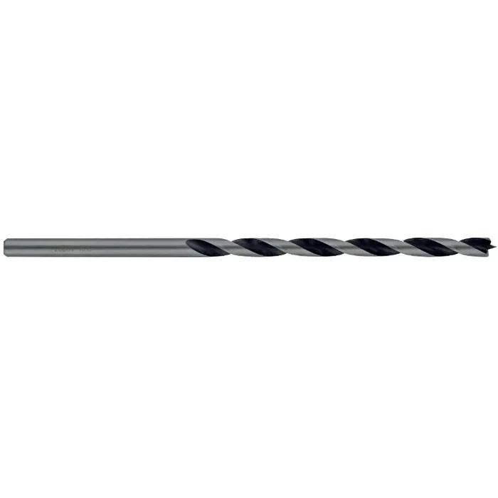 Foret bois 3 pointes L250mm -Queue cylindrique (Blister) / L: 250 Ø: 6 TIVOLY – 10804520600
