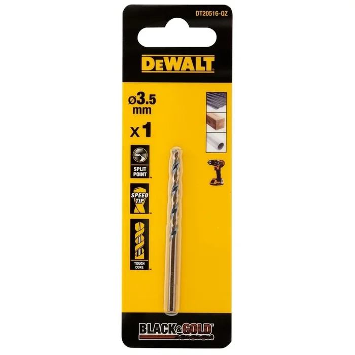 Foret HSS-G 3,5 x 39 x 70 mm – DT20516-QZ – DEWALT