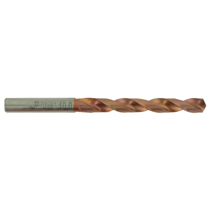 Foret métaux FURIUS taillé meulé HSS -Revêtu FUSIO -DIN338 -h8 -3xd -Pointe en croix Ø: 8 L: 117 TIVOLY – 11454110800