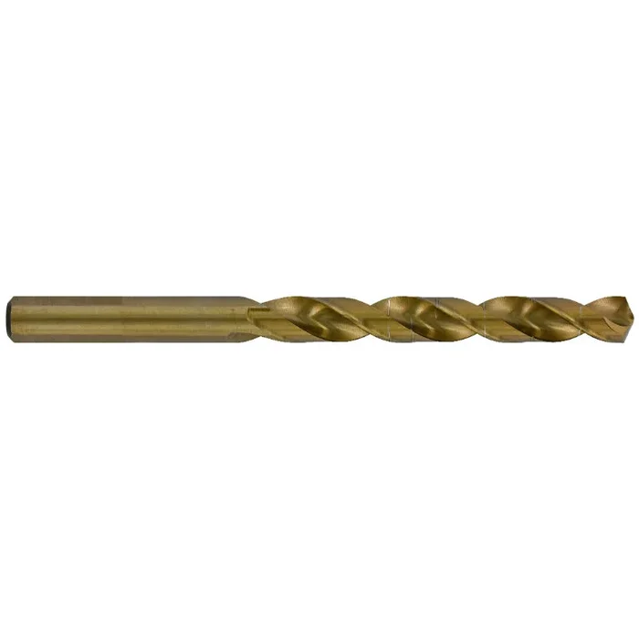 Foret métaux HSS-E5 cobalt -Revêtu GOLD -DIN338 -h8 -Pointe en croix -Gradué SLR Ø: 8 L: 117 TIVOLY – 11468520800