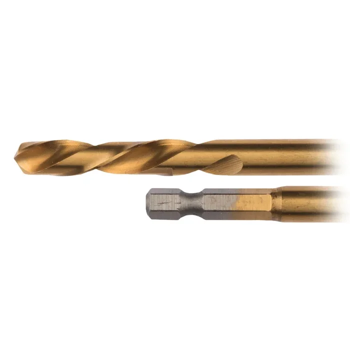 FORETS COURTS À MÉTAUX HSS TITANE, HEX 1/4 », POUR VISSEUSES À CHOCS 11X102 MAKITA – B51057