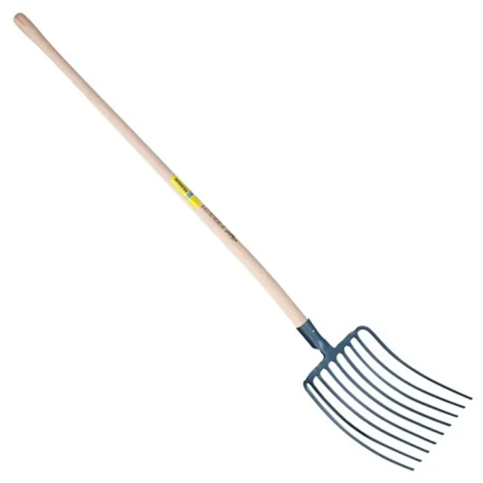 Fourche a cailloux 9 dents Perrin emmanchement cintre 135 cm