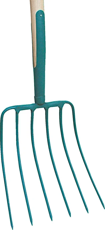 FOURCHE À ENSILAGE À SOIE 6 DENTS EMMANCHE POIGNEE METALLIQUE 100 FORGES DE MAGNE – 419602