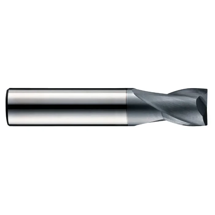 Fraise à rainurer carbure -Revêtue ALCRONA -DIN6527K -Z2 -e8 -Hél. 30° -Chanfrein / Ø: 6 0 TIVOLY – 82364610600