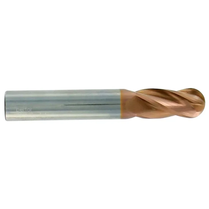 Fraise de finition hémisphérique carbure -Revêtue HARDCUT -TivolyNorm -Z4 -h9 -Hél. 30° / Ø: 2.5 0 TIVOLY – 82361910250