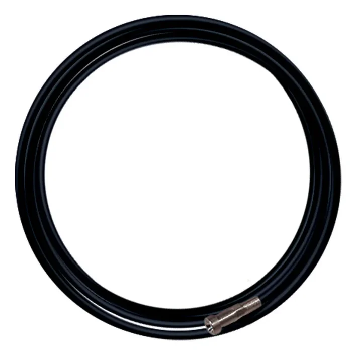 GAINE CARBONE TEFLON 5m NOIR – FIL INOX/ALU Ø 0,6/0,8 – GYS – 062306