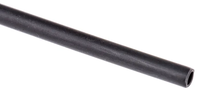 Gaine thermorétractable RS PRO, Diam. 1.6mm, Long. 1.2m, Rétreint 2:1, Noir