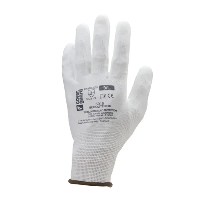 Gant EUROLITE 6020 Jauge 13 blanc – COVERGUARD – MO6020