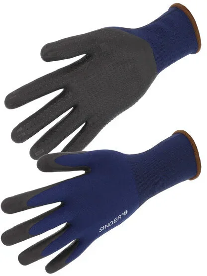 Gant nitrile mousse Picots- SINGER – PER100