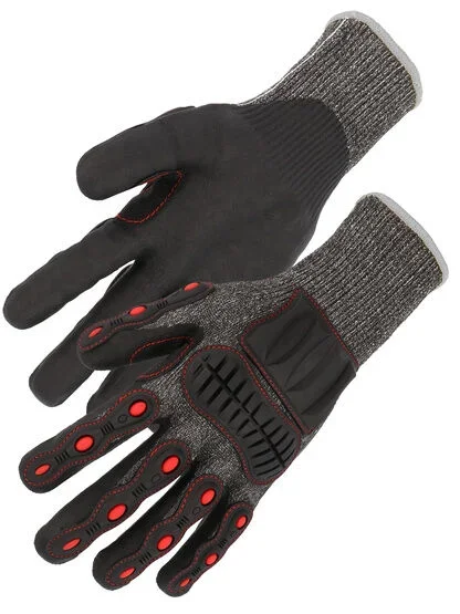 Gant PEHD Coupure niveau F Enduction nitrile mousse Protection chocs « P » – SINGER – PHS500P