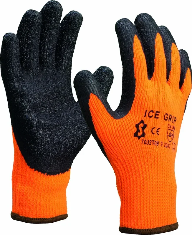 Gant tricote orange s/couture anti froid – S015210000