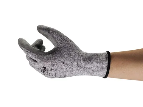 Gants de manutention Ansell 48-711, Taille 6, Résistant aux coupures, 1 Paire, Gris