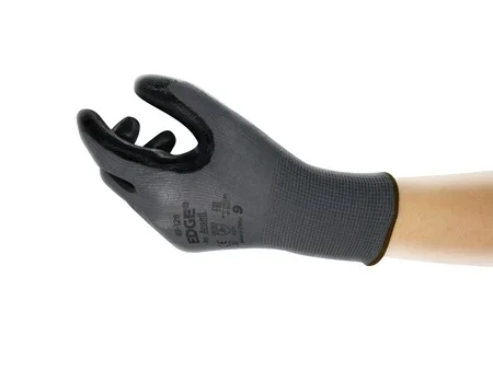 Gants de manutention Ansell 58-005, Taille 6, Résistant à l&rsquo;abrasion, 1 Paire, Noir