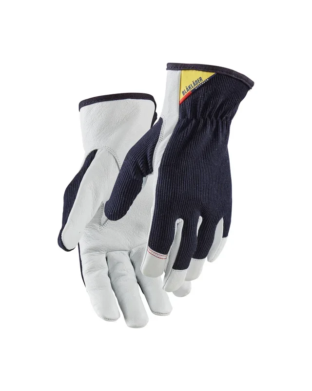 Gants de protection en cuir Blåkläder 2801 Marine foncé/Blanc Blaklader – 280114588610