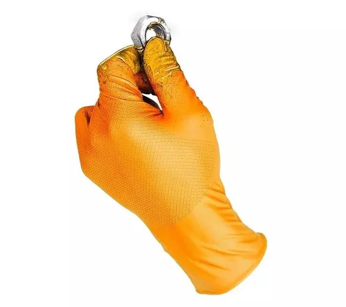 Gants grippaz nitr.15 l.24 orange m [x50] (580or)