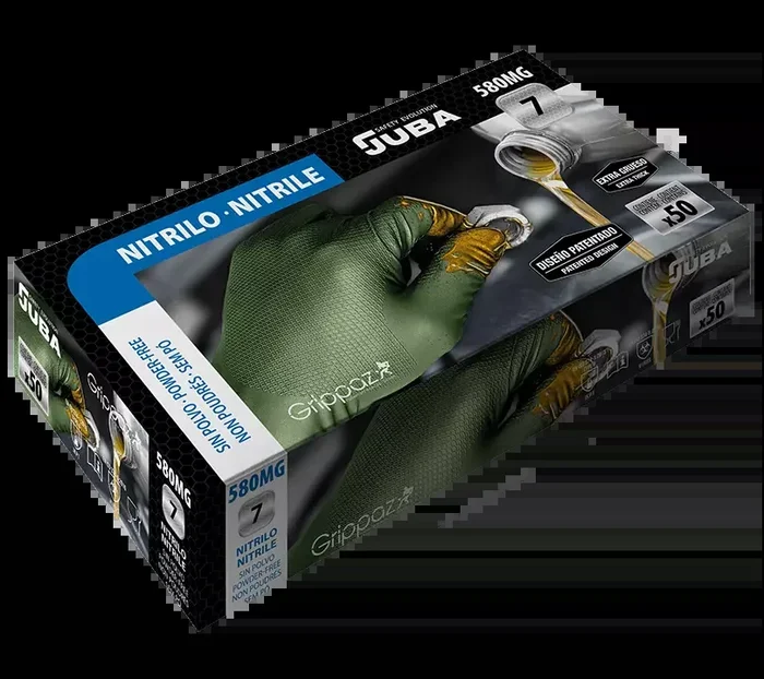 Gants grippaz nitr.15 l.24 vert m [x50] (580mg)