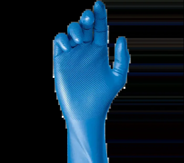Gants grippaz nitr.20 l.30 bleu l [x50] (590bl)