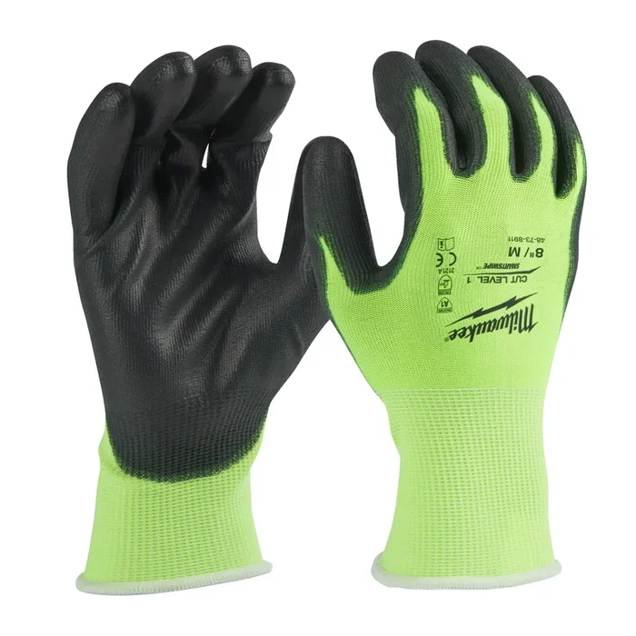 Gants haute visibilite & anti-coupure 1/a – m/8-1pc MILWAUKEE EPI – 4932479917