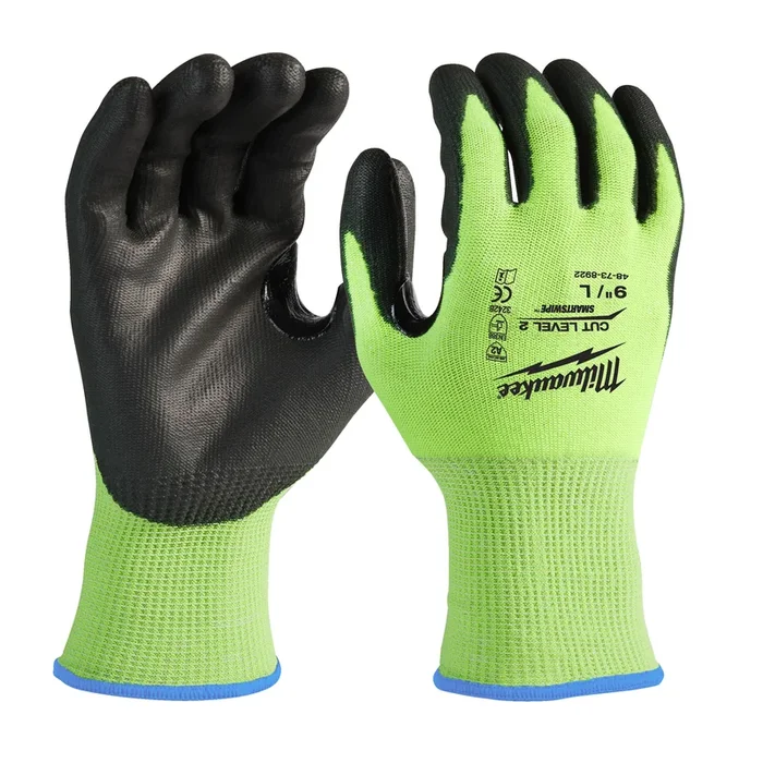Gants haute visibilite & anti-coupure 2/b – m/8-1pc MILWAUKEE EPI – 4932479922