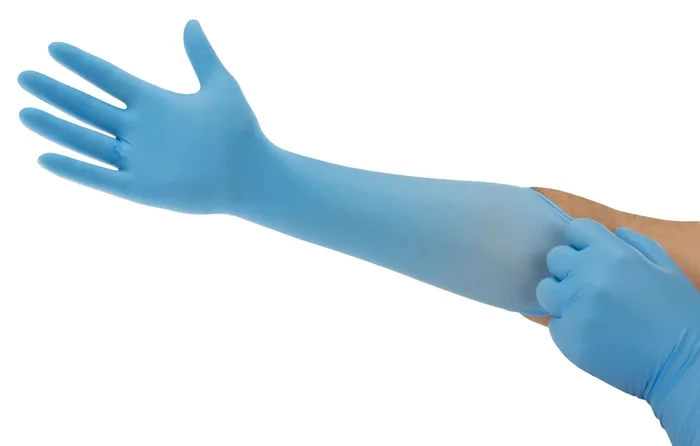 Gants jetables Ansell 93-243 taille XXL, Nitrile Non poudrés, x 100 gants