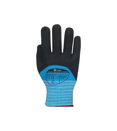 Gants réutilisables Polyco Healthline, Taille 9, 1 Paire, Bleu
