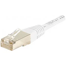 Générique ecf-852572 câble de réseau blanc 0,5 m cat6 f/utp (ftp)