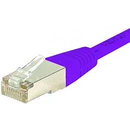 Générique ecf-854460 câble de réseau violet 15 m cat6 s/ftp (s-stp)