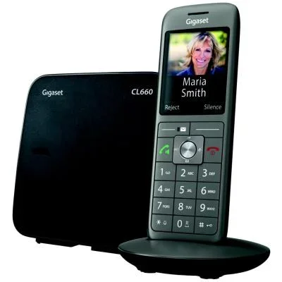 Gigaset cl660 téléphone analog/dect identification de l’appelant gris