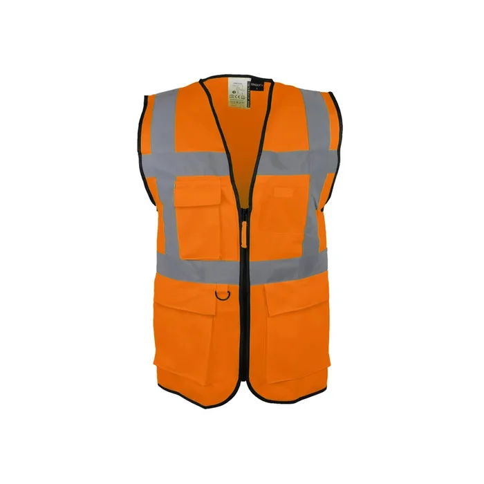 Gilet de signalisation multi poches avec fermeture à glissière RTP120