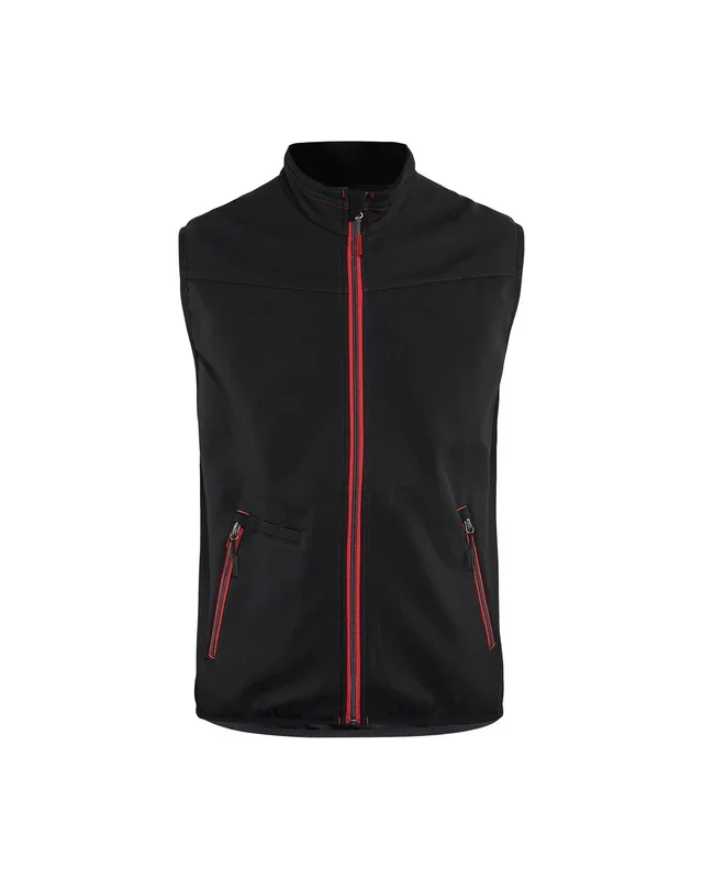 Gilet softshell sans manches +stretch Blåkläder 3850 Noir/Rouge Blaklader – 385025169956