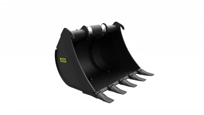 Godet de terrassement 300 mm ACB+ Module 0 M0 équipé de dents feurst FKM – R02300