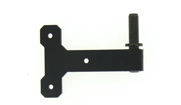Gond à Axe amovible à visser en Acier Noir Ø 14 – 35×4 mm – L120 mm Ref 579203 – Industrielle de Sedan