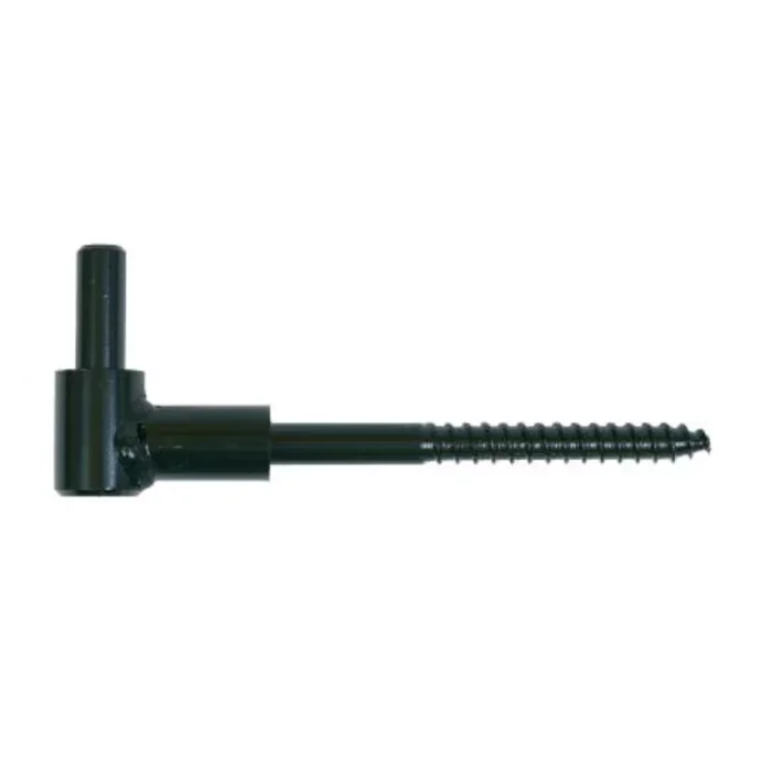 Gond bois double volet a visser finition cataphorese tirefond 12 x 160 mm