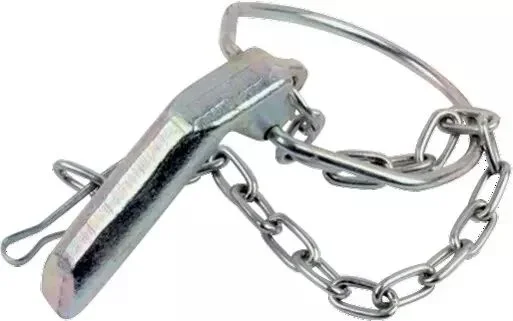 Goupille clips avec chaine pour cone 15×62 mm blister de 2