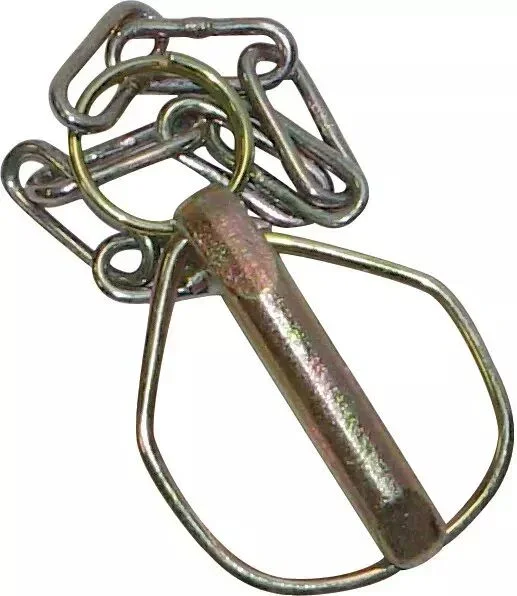 Goupille clips de sécurité 12×52 mm + chaîne rubig