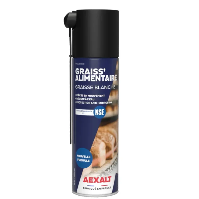Graisse blanche alimentaire hautement purifiee WP aerosol de 400 ml