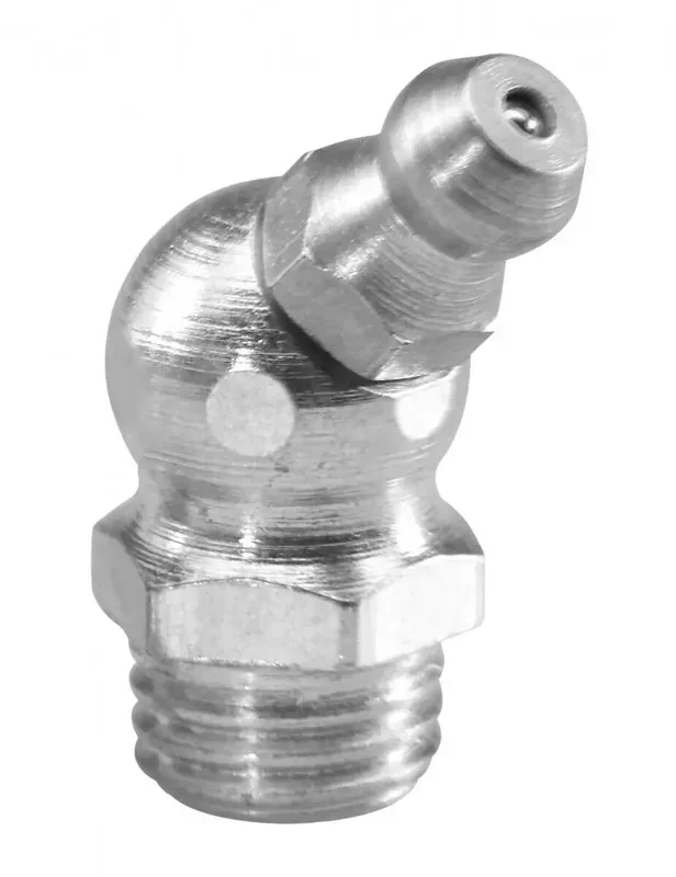 Graisseur bec 45° coudé zingué 8×125 blister x5