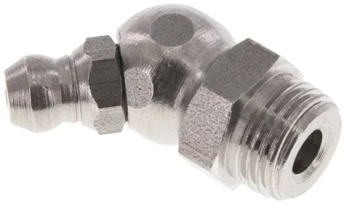 Graisseur conique à 45°, R 1/8&Prime;, 1.4305 (hexagonal)