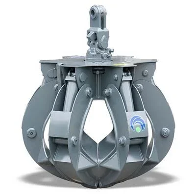 Grappin à ferraille compact pour grue avec moteur de rotation IDROBENNE – PFO4180GRI