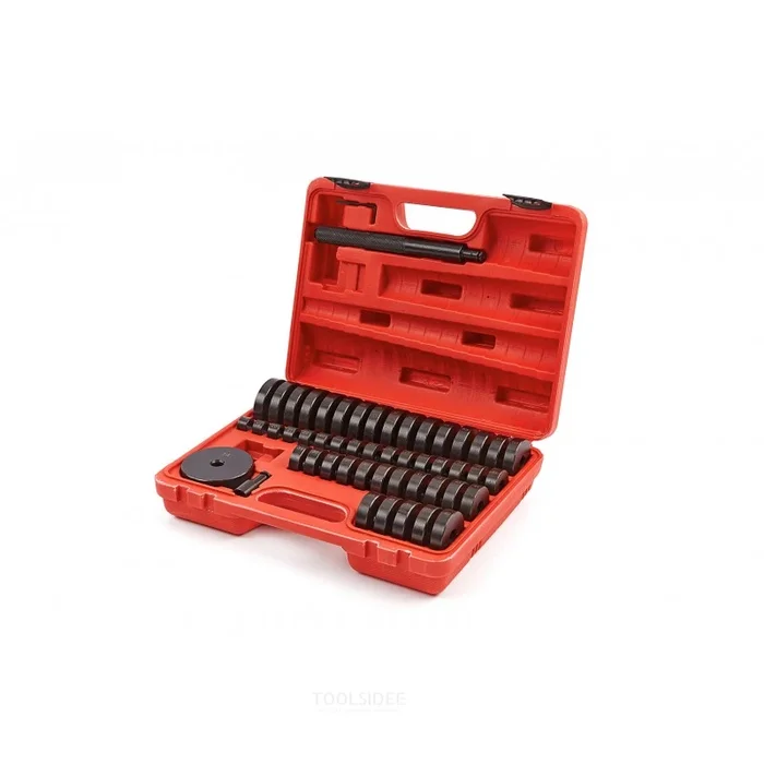 HBM Jeu de 51 pièces pour le démontage des roulements et des joints de roue 18 – 65 mm