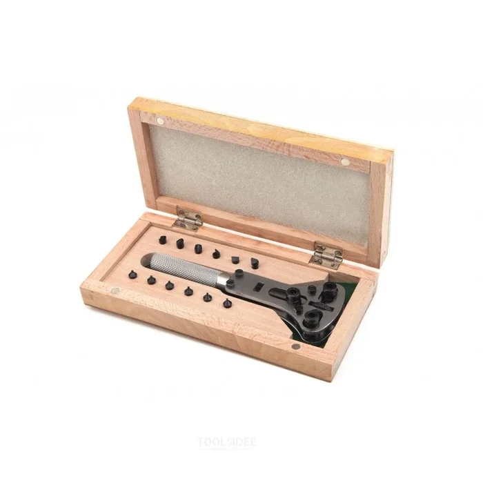 HBM Ouvreur de boîtier de montre modèle 1 dans étui en bois