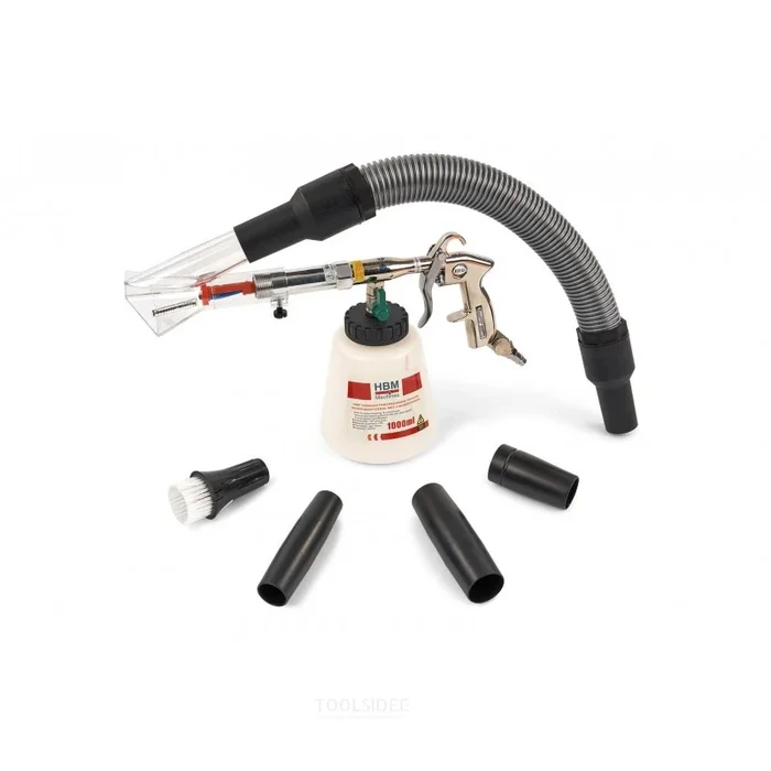 HBM Pistolet aspirateur professionnel avec 5 buses